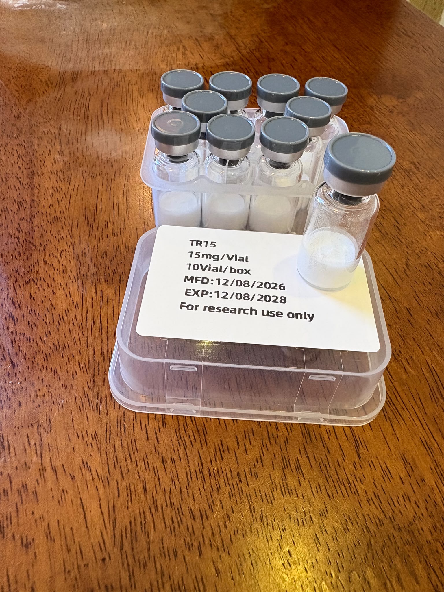 Tirzepatide 15mg product photograph